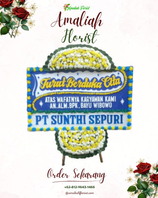 Papan Bunga Duka di Gampengrejo